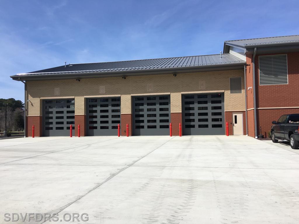 Fire Apparatus Bays Rear Doors
